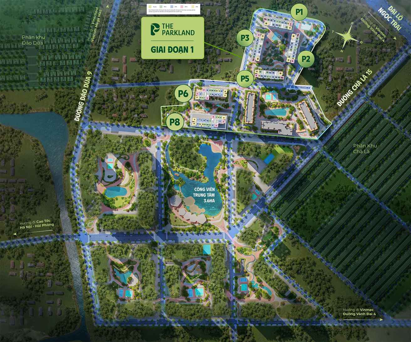 The Parkland 整體平面圖
